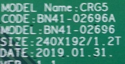 MAIN PARA MONITOR SAMSUNG / NUMERO DE PARTE BN94-13377D / BN97-15168D / NUMERO DE PANEL CY-PR236CGAV1H / MODELO C24RG50FQN - Imagen 3